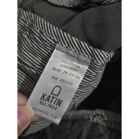 Katin Mens Gray Jogger Pants Size 30 Casual Neutral Drawstring Grey Surf Pocket - Picture 6 of 11